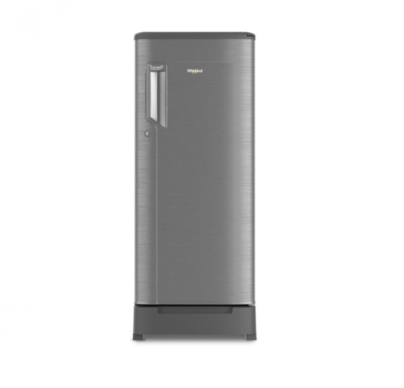 159024-800-auto Whirlpool Icemagic Powercool 184L 3 Star Single-Door Refrigerator with Base Drawer (72516)