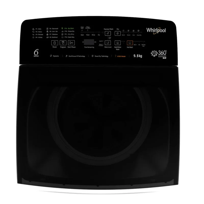 167759-1200-auto 360° Bloomwash Pro 9.5kg 5 Star Fully Automatic Top-Load Washing Machine with In-Built Heater