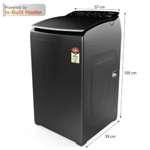 169233-1200-auto 360° Bloomwash Pro 9.5kg 5 Star Fully Automatic Top-Load Washing Machine with In-Built Heater