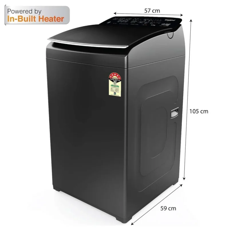 169233-1200-auto 360° Bloomwash Pro 9.5kg 5 Star Fully Automatic Top-Load Washing Machine with In-Built Heater