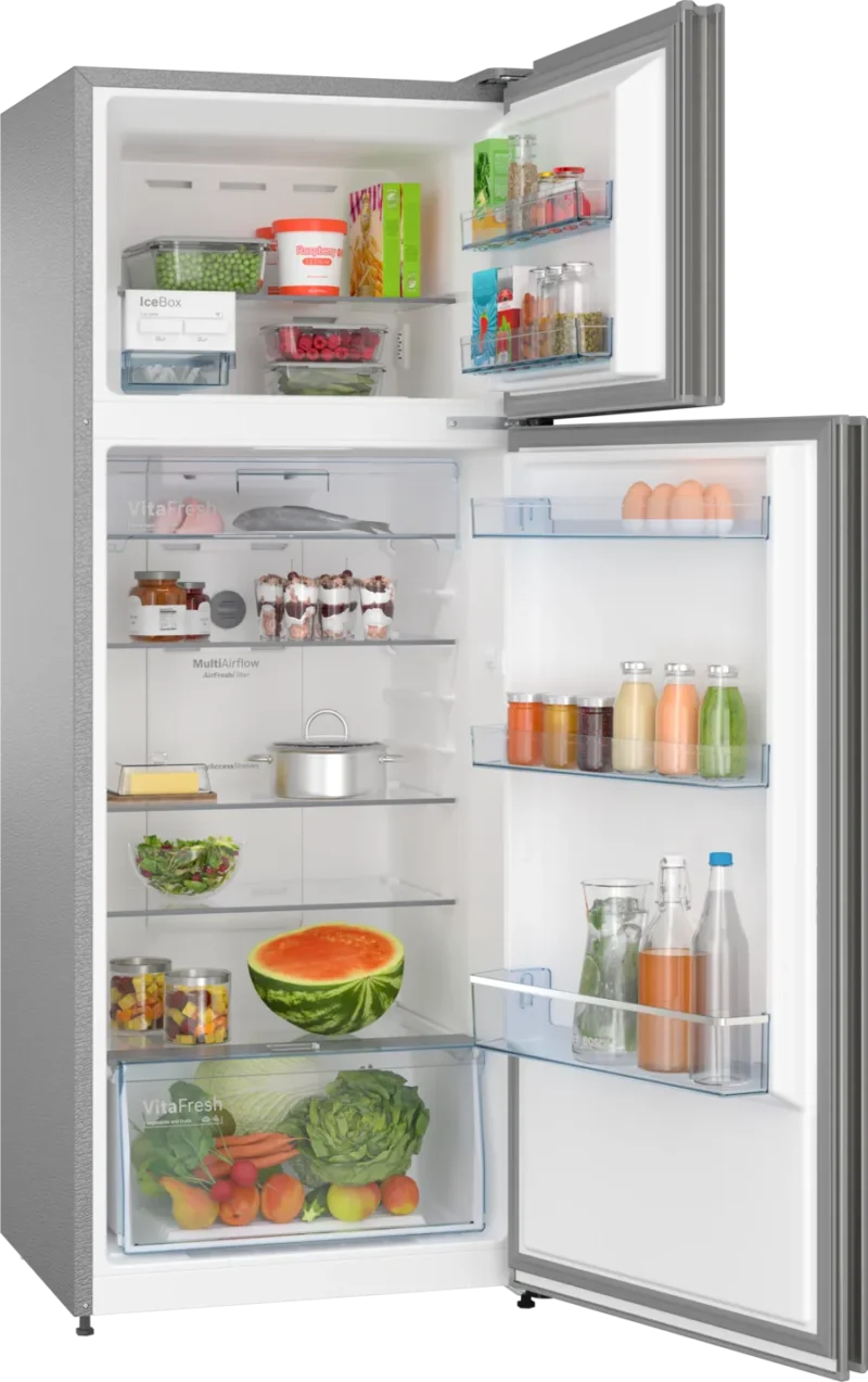 19693205_CTC35S03NI_PGA2_def BOSCH Series 4 free-standing fridge-freezer with freezer at top