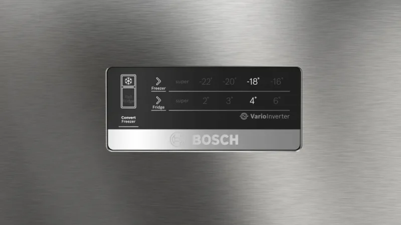 19693263_CTC35S03NI_PGA3_def BOSCH Series 4 free-standing fridge-freezer with freezer at top