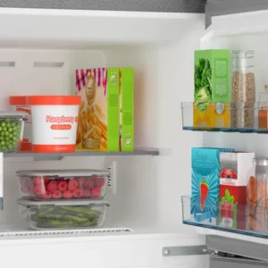 19693279_CTC35S03NI_PGA6_def BOSCH Series 4 free-standing fridge-freezer with freezer at top