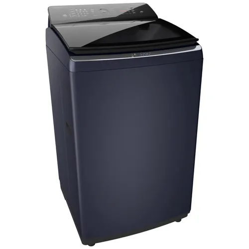 Bosch 8 KG Fully Automatic Top Load Washing Machine | PowerWave Wash System | Stain Removal | Reload Function | 680RPM Spin Speed (WOE802B7IN, Black)
