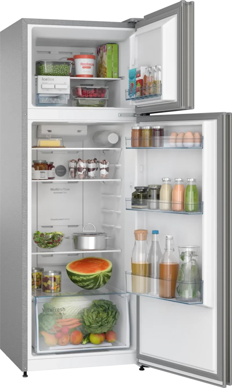 25399051_CTN29S02NI_PGA2_def BOSCH Series 4 free-standing fridge-freezer with freezer at top 168 x 60.5 cm