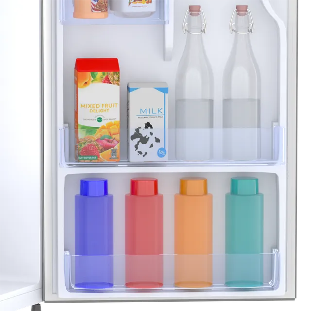 268203_6_o9lp6a Haier 190 Litres 3 Star Direct Cool Single Door Refrigerator with Diamond Edge Freezing Technology (HRD-2103CBS-P, Brushline Silver)