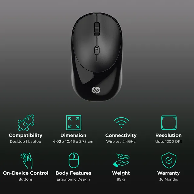 HP M090 2.4GHz Wireless Optical Mouse