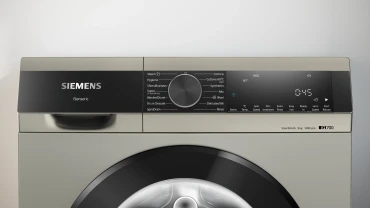 2_wmXSd7W Siemens WG44A20XIN IQ700 Silver Inox 9Kg 1400 RPM Large LED Touch Display 60 Liters Soft Care Drum AI Active Water Plus with 256 Sensing Levels Front Load Washing Machine