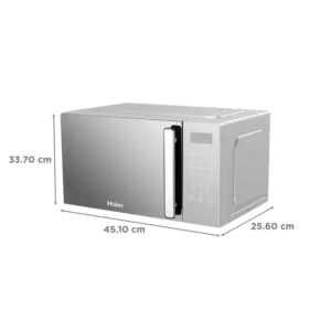 Haier HIL2001CSSH 20L Convection Microwave Oven with 66 Autocook Menu (Silver)