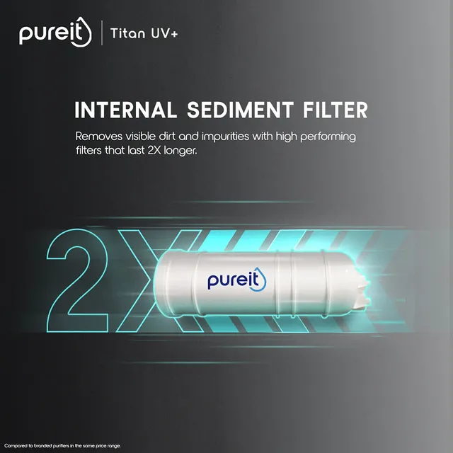 315779_10_wsj5ny pureit Titan UV+ 7L UV Lamp + UFSC+ UV Led Water Purifier with Integrated Sediment Filter (Black)