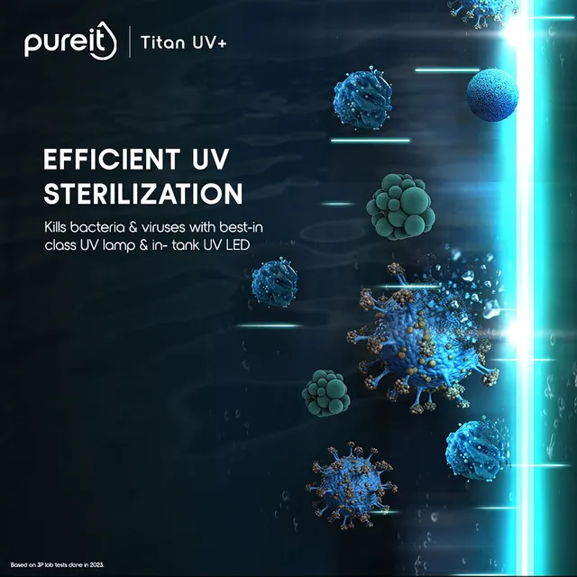 315779_14_osp84d pureit Titan UV+ 7L UV Lamp + UFSC+ UV Led Water Purifier with Integrated Sediment Filter (Black)
