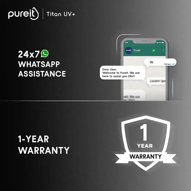 315779_16_pfkmwv pureit Titan UV+ 7L UV Lamp + UFSC+ UV Led Water Purifier with Integrated Sediment Filter (Black)