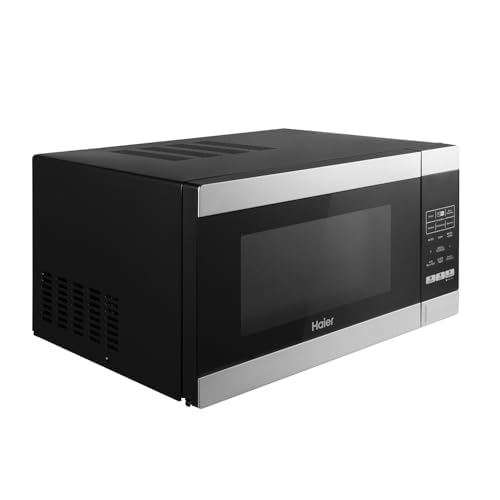 Version 1.0.0 Haier 30L Convection Microwave Oven (HIL3001ARSB, Black) with In-Built Air Fryer | Motorized Rotisserie | Stainless-steel Cavity | 5 In 1 Microwave oven
