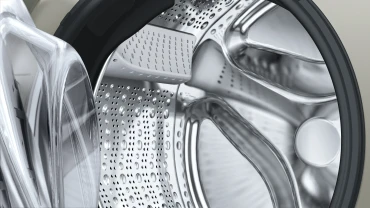 3_iaLNk15 Siemens WG44A20XIN IQ700 Silver Inox 9Kg 1400 RPM Large LED Touch Display 60 Liters Soft Care Drum AI Active Water Plus with 256 Sensing Levels Front Load Washing Machine