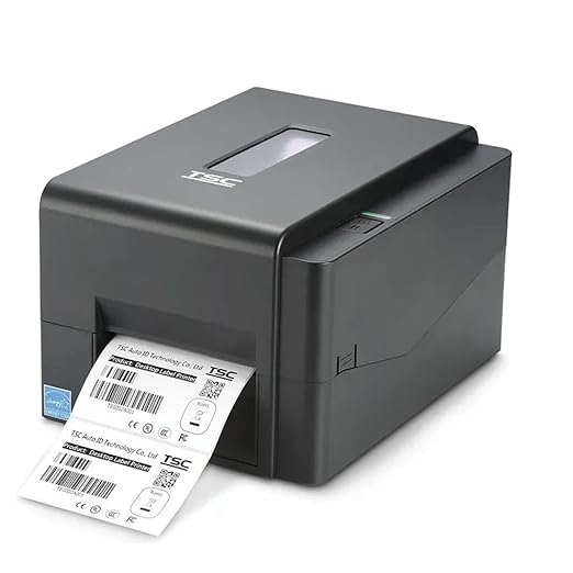 515H-8WvMJL._SX522_ TSC TE244 Desktop Thermal Transfer Barcode Printer with USB connectivity 203 DPI Bar Code Label Printer