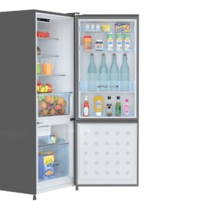 516oKvT-WjL._SL1100_ Haier 265L, 2 Star, Inox Steel Finish Bottom Mounted Frost Free Refrigerator