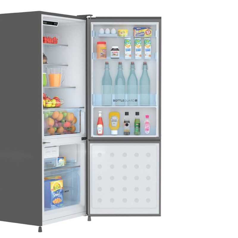 516oKvT-WjL._SL1100_ Haier 265L, 2 Star, Inox Steel Finish Bottom Mounted Frost Free Refrigerator
