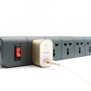 518AVwcfhOL._SX679_ Belkin 6-Socket Surge Protector Universal Socket with 6.5ft (2-Meter) Heavy Duty Cable Overload Protection, Extension Cord Comes with 5 Years Manufacturer Warranty, Grey Color