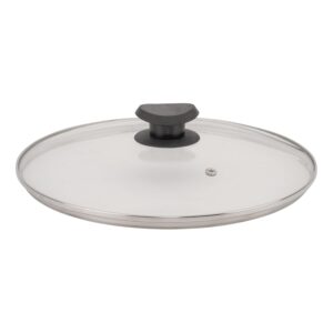 NAVRANG Nonstick Biryani & Stew Pot – 7.7 Litre with Glass Lid | 28 cm Multipurpose Aluminum Cooking Handi | Non-Induction | Grey