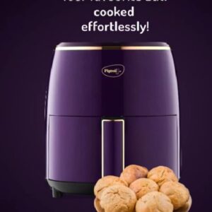 51MfWUfRsOL._SX679_ (1) Pigeon Healthifry Plus Digital Air Fryer, 360° High Speed Air Circulation Technology 1400 W with Non-Stick 4.2 L Basket - Purple