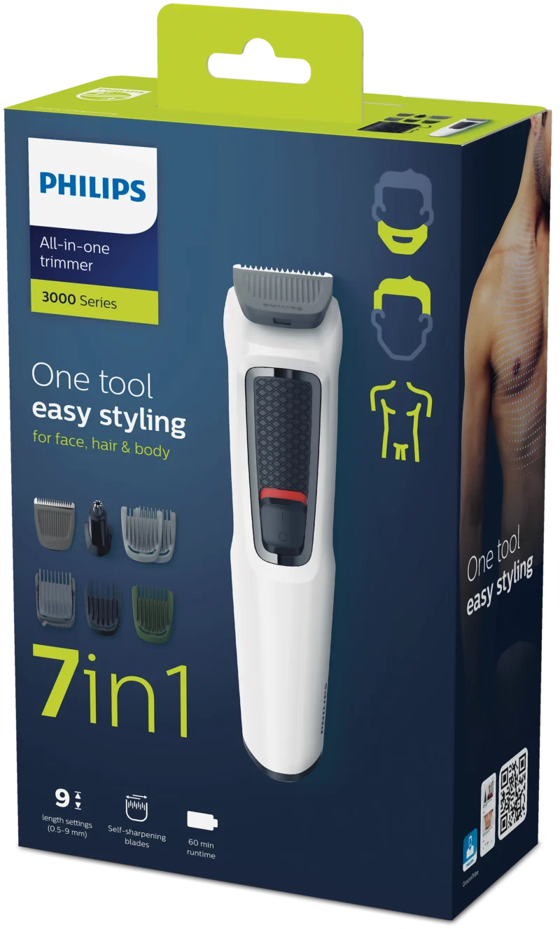 Multigroom series 3000 7-in-1, Face, Hair and Body