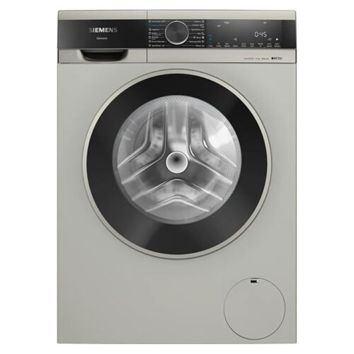 Siemens 11kg 5 Star with Automatic Detergent Dosage (IDOS) & Stain Treatment Fully Automatic Front Load Washing Machine (Built in Heater, WG64A2AXIN, Hygiene Program & 5 Star Inverter, Silver Inox)