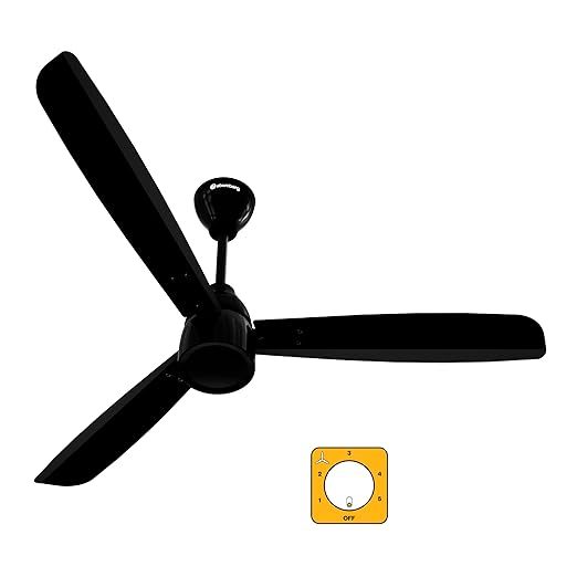 614+YgXg-0L._SX522_ atomberg Renesa Prime 1200mm BLDC Ceiling Fan Compatible with Regulators | Without Remote | BEE 5 star Rated Energy Efficient Ceiling Fan | High Air Delivery (Gloss Black)