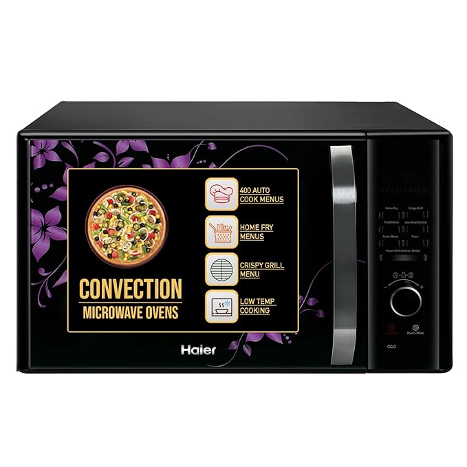 618hJtJLLNL._SX679_ Haier 30L Convection Microwave Oven (HIL3001CBSH, Black, Crispy Grill)