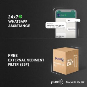 61AVAkpVZEL._SL1000_ Pureit Marvella UV G2 Water Purifier with 4L Storage