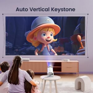61B0qtTxMPL._SL1200_ Portronics Beem 440 Smart LED Projector with 720p HD Resolution, Rotatable Design, Built-in Streaming Apps (Netflix, Prime Video, Hotstar), 2000 Lumens, Screen Mirroring, 3 Watts Speaker