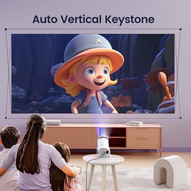 61B0qtTxMPL._SL1200_ Portronics Beem 440 Smart LED Projector with 720p HD Resolution, Rotatable Design, Built-in Streaming Apps (Netflix, Prime Video, Hotstar), 2000 Lumens, Screen Mirroring, 3 Watts Speaker