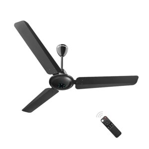 61F7ExS10nL._SX679_ atomberg Ikano 1200mm BLDC Ceiling Fan with Remote | 5 star | High Air Delivery | LED Speed Indicator | Low Noise | Timeless Design with Power Saving | 2 Year Warranty|Gloss Black