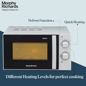 Morphy Richards 20 Litres Solo Microwave Oven with Large Turntable (20MWS, White)