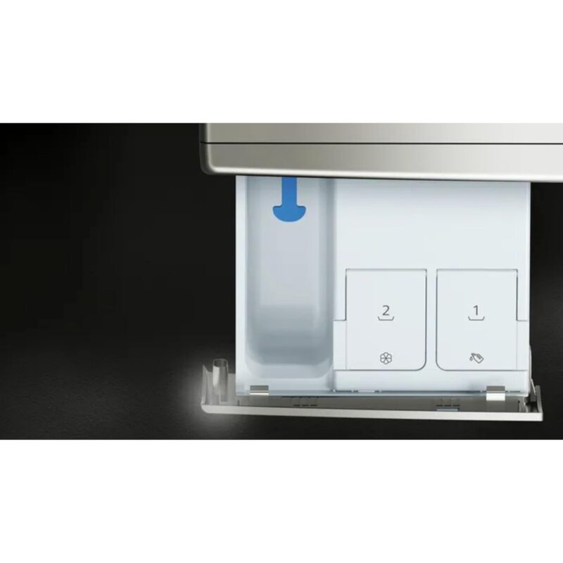 Siemens 11kg 5 Star with Automatic Detergent Dosage (IDOS) & Stain Treatment Fully Automatic Front Load Washing Machine (Built in Heater, WG64A2AXIN, Hygiene Program & 5 Star Inverter, Silver Inox)