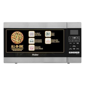 61RFjO5OwRL._SX679_ Haier 30L Convection Microwave Oven (HIL3001ARSB, Black) with In-Built Air Fryer | Motorized Rotisserie | Stainless-steel Cavity | 5 In 1 Microwave oven