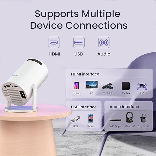 61ZLlgcf2GL._SX522_ Portronics Beem 440 Smart LED Projector with 720p HD Resolution, Rotatable Design, Built-in Streaming Apps (Netflix, Prime Video, Hotstar), 2000 Lumens, Screen Mirroring, 3 Watts Speaker