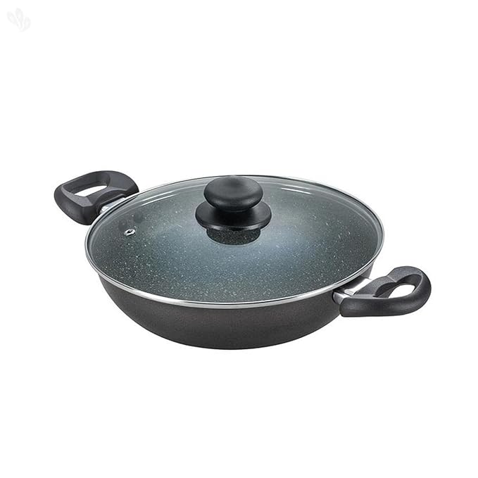 61d8o0vIXvL._SX679_ Prestige Omega Granite Aluminium Kitchen Set, 4-Pieces, Black