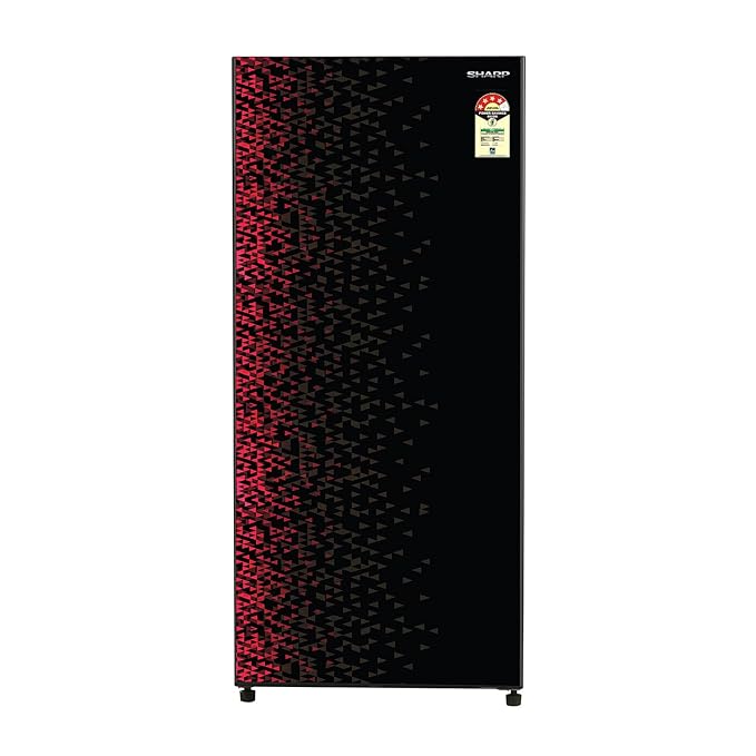 61e5cCedcsL._SX679_ SHARP 193 L Direct Cool Single Door 4 Star Refrigerator |Japan 7 Shield Protection|Mirror Glass Finish|(Black, SJ-G19ST-MR)