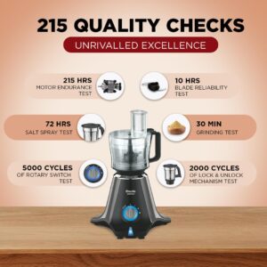 61faA4oB0aL._SL1080_ Preethi Zodiac Mixer Grinder, 750 Watts, Black