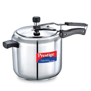 Prestige Nakshatra Alpha Stainless Steel Inner Lid Pressure Cooker, 3 Litres, Stainless Steel, 3 Liter