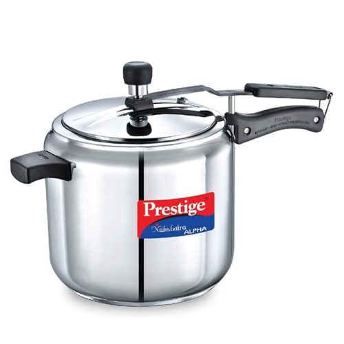 61nwxQ0G47L._SX679_ Prestige Nakshatra Alpha Stainless Steel Inner Lid Pressure Cooker, 3 Litres, Stainless Steel, 3 Liter
