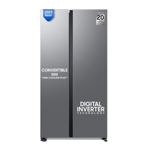 61qac1ImZL._SL1500_ Samsung 653L Convertible 5in1 Side by Side Refrigerator (RS76CG8113SL)