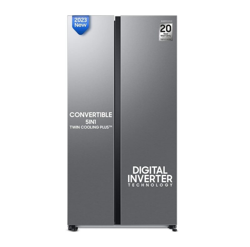 Samsung 653L Convertible 5in1 Side by Side Refrigerator (RS76CG8113SL)