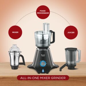61s5tMtekJL._SL1080_ Preethi Zodiac Mixer Grinder, 750 Watts, Black