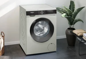 6_dCZqJ0w Siemens WG44A20XIN IQ700 Silver Inox 9Kg 1400 RPM Large LED Touch Display 60 Liters Soft Care Drum AI Active Water Plus with 256 Sensing Levels Front Load Washing Machine