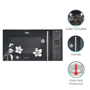 71AcJ9ODThL._SX679_ IFB 25 L Convection Microwave Oven (25BC4, Black +Floral Design) Visit the IFB Store