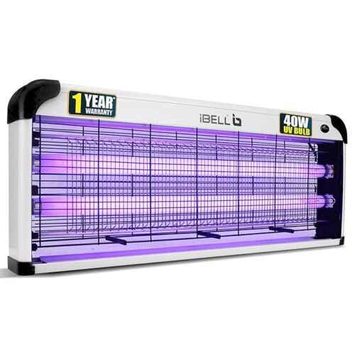71BwsWfLsgL._SX679_ iBELL 202IK Insect Killer Machine 40W Bug Zapper with Aluminium Body & UV Bulbs, Fly Catcher for Home, Hotels & Offices, Insect Control (Grey)