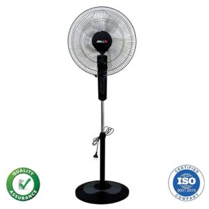 71MQSATZAtL._SX679_ IBELL CHROME10 5 Leaf Pedestal Fan with Timer. High Speed motor - Black