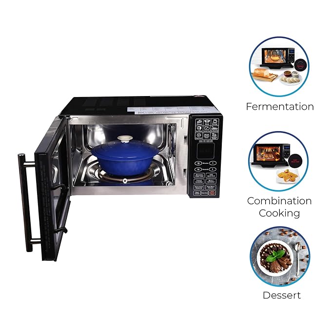 71UlYDvg8KL._SX679_ IFB 25 L Convection Microwave Oven (25BC4, Black +Floral Design) Visit the IFB Store