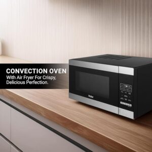 71Woba12qrL._SX679_ Haier 30L Convection Microwave Oven (HIL3001ARSB, Black) with In-Built Air Fryer | Motorized Rotisserie | Stainless-steel Cavity | 5 In 1 Microwave oven